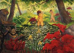 Paul Ranson The Bathing Place(Lotus) oil painting picture